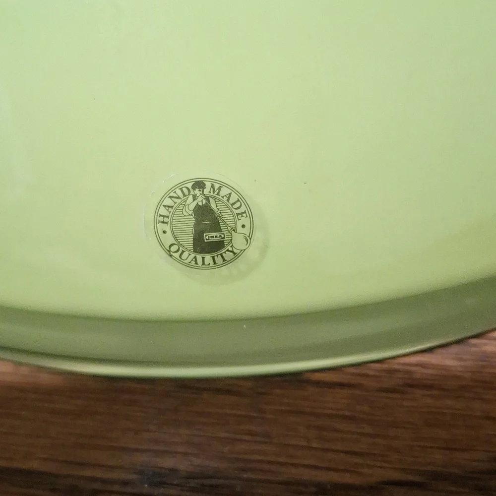 Vintage Vase IKEA By Anne Nilsson Lime Green